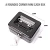 2020-Stainless Steel Petty Cash Money Box Stainless Steel Security Lock Lockable High Quality Metal For Home Office Safe 2 Keys LJ201212