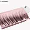 Sacs d'emballage 30 pcs / lot Rose Gold Bubble enveloppe mousse Feuille de mousse Sac Mailser Enveloppes de courrier pour emballage cadeau 15x13cm / 18x23cm1