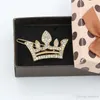 Broches de coroa pinos de alta qualidade jóias da moda broches de natal broche de coroa requintado atraente