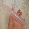 18cm Natural rose quartz crystal wand Personality pink quartz massage stick Gemstone beauty bar Yoni Healing for women gift