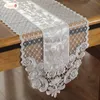 Orgogliosa bandiera da tavolo in pizzo rosa Princess Table Runner Beige TV Ark Cover Cloth Tovaglia romantica francese Decorazione dell'hotel 201120