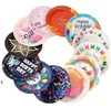 Happy Birthday Disposable Dinnerware Paper Plate Set 10pcs 7 Inches Party Tableware Cake Fruit Candy Tray RRF13197
