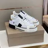 Fashion Top Quality Designer shoes real leather Handmade Multicolor Gradient Technical sneakers women famous shoe Trainers bagshoe1978 003