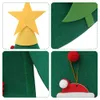 DIY Fieltro Árbol de Navidad Muñeco de nieve con adornos Árbol de Navidad falso Juguetes para niños Decoración de fiesta de Navidad Año 201203