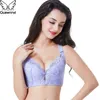 Queenral Push Up Bras Pour Femmes Sous-Vêtements Lingerie BH Bralette Grande Taille 34-50 ABCDE Coupe Sexy Dentelle Flora Brassiere Femlae Bras 201202