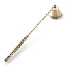 Stainless Steel Horn Shaped Wick Snuffer Black Silver Rose Gold Candle Cutter Cover Candle Wick Trimmer HHA3492