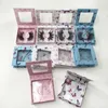 25mm 27mm 3D Mink Eyelashes Diamond Handle Square Rectangle Butterfly Mangetic Lashes Box 5D False Eyelashes