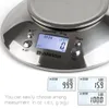 Escala de cozinha digital alta precisão 11lb / 5kg balança de alimentos com tigela removível Temperatura da sala, temporizador de alarme Libra de aço inoxidável 210401