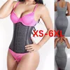 Vrouwen shapewear corset gewichtsverlies body shaper latex taille trainer cincher trimmer zandloper riem lange torso fajas 9 stalen bot 201222