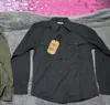 Немецкий ретро серый пуловер рубашка мужская с длинным рукавам. Фланалель WWII перепечатки армии Микроэластичная военная рубашка