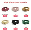 31 kleuren zachte effen kleur haarband vintage vrouwen hoofdband kruis top knoop elastische haarband meisjes haaraccessoires