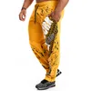 Męskie spodnie Moda Casual Spodnie Track Mężczyźni Jesień Luźne Wysokiej Jakości Spodnie dresowe Jogger Długość Długość Męskie męskie