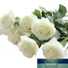 10 ADET Lateks Gerçek Dokunmatik Gül Dekor Gül Yapay Çiçekler Ipek Çiçekler Çiçek Düğün Buket Ev Partisi Tasarım Çiçekler Beyaz