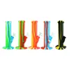 hauteur de la pipe à fumer Narguilé portable bon marché Silicone Bongs plate-forme pétrolière en cire Tuyaux d'eau en silicone