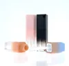 5 ml gradient färg lipgloss plastlåda behållare tom klar lipgloss rör eyeliner ögonfransbehållare mini läppglans splitflaska