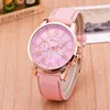 Newest Women's Watches Montre Geneva Roman Numerals Leather Quartz Female Watch Dress Clock montre femme 2019 zegarki damskie