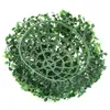 Simulação de bola de grama artificial de Milan Plantas verdes Ball Flower Flow para casamentos para casa Janela de loja El Office DIY Decoration8844471