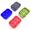 Bar Home Baking Moulds Ice Cube Tray 3D Skull Silicone Mold 4-Cavity DIY Ice Maker Household Use Cool Whiskey Wine Kitchen Tools Pudding Cream