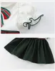 School Style girls Kids Clothes Dress White With Bow Summer Elegant Pet Pan Collar Dresses Children Soft girls Clothing