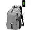 Multifunktion USB-socket Unisex Oxford Laptop Ryggsäckar för tonåring Mode Man och Famale Leisure Travel Ryggsäckar