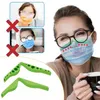 Anti Fog Nose Bridge Strip Silicone Mask Nose Strip Förhindra glasögon från Fogging DIY Skydd Tillbehör Individuellt förpackade HA1646