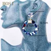 Acrylic Earrings for Women Boho 2022acetate Dangle Drop Fashion Big Bohemian Accessories Geometric Luxury Trendy Face