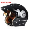 ZEUS 381c Ретро мотоциклетный шлем с половиной лица, скутер, capacete, винтажный шлем с открытым лицом 3 4, электровоз, мотоцикл274u