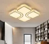 LED-Kristalldeckenleuchte einfache moderne Atmosphäre rechteckige Kristalllampe nordische Raumschlafzimmer-Wohnzimmerbeleuchtung258L