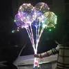 Aydınlık Bobo Balon 20 inç LED Işık Balon Çocuk Oyuncakları Yanıp Sönen Balonlar Doğum Günü Düğün Noel Cadılar Bayramı Partisi Dekorasyon