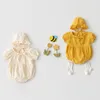 Sommer Baby Jungen Strampler Stil Kurzarm Säuglingsspielanzug Overall Baumwolle geboren Kleidung Kinder Kleidung 210429