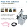 PQY-Mikuni Carburateur VM22 26mm 110cc 125cc Pit Dirt Bike ATV Quad PZ26 Performance Carburateur Partie PQY-CBR02