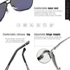 Top Aluminum Magnesium Square Polarized Pochromic Sunglasses Men Sun Glasses Military Safety Driving De Sol Masculino 220513