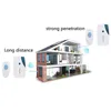 Wireless Doorbell 100m Range Cordless Music Door Bell med LED Light Remote Control Home Security System Easy Installation1