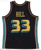 Özel dikişli Grant Hill Black 1998-99 Swingman Jersey XS-6XL Mens Gerileme Basketbol Formaları Ucuz Erkek Kadın Gençlik Jer