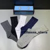 Designers Mens Womens Meias Cinco Par Luxo Esportes Inverno Malha Carta Impresso Tiger Head Sock Bordado Algodão com Box267f