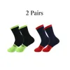 2 paar Hoge Kwaliteit Katoen Hot Selling Sokken Dames Yoga Bescherming Sokken Y1222