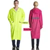 QIAN imperméable imperméable WomenMen imperméable Trench-Coat Poncho Doublelayer Rain Coat Femmes Rainwear Rain Gear Poncho 201202