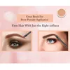 Fine Angled Eye Brush Set Ultra Thin Eyebrow and Eyeliner Brushes Kit Slanted Flat Angle for Makeup Beauty Cosmetic Tool