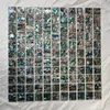 Pearl Shell Shell Mosaic Tile Natural Green Color Abalone For Wall Tak Kolonn Använd Border Tile #MS100241F