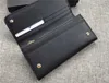 Damplånböcker designer lång plånbok kors nötläderväska PR-korthållare Mode Plånbok i äkta läder Par plånböcker 19*10*2CM med låda