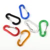 Cords, Slings And Webbing Fishing CC1 6Pcs Aluminum Alloy Carabiner Keychain Outdoor Camping Climbing Snap Clip Lock Buckle Hook Tool 6Color