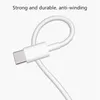 PD 12W 1M 3ft USB Type C till C Data Line Cables Snabb laddningsladdar Laddarkabel för iPhone 11 12 13 14 Pro Max och Samsung Galaxy Andorid telefon iPhone -kabel