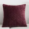 Throw Pillow Covers Textured Knitted Short Wool Velvet Plush Pillowcase Cushion Covers for Sofa Couch Bedroom