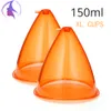 NEW 150ML XL Cups For BBL Vcuum Breast Enhancement Cupping Skin Lifting Orange Cups Butt Care A Pair 2 PCS Bust Shaper
