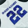 2020 Nieuwe Kentucky Wildcats College Basketball Jersey NCAA 22 Gilgeus-Alexander White All Gestikt en Borduurwerk Mannen Jeugdgrootte