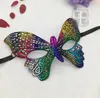 Halloween Party Maskers Butterfly Colorful Dance Fun Half Gezicht Blinddoek Bruiloft Verjaardag Beschikbaar April Fool's Day Masker