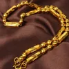 Mens clássico colar de Cadeia de Solid Gold Filled Mens Jóias 18 polegadas Moda Gargantilha Acessórios Colar apelativo