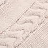 生まれた幼児ニットかぎ針編みのフード付き寝袋幼児の赤ちゃん男の子女の子ボタン毛布ニット暖かいスワッドルラップバッグ220216