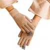 Cinq doigts gants dames hiver conduite écran tactile mignon mode dessin animé impression chaud couple mitaines de haute qualité1