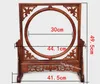 Chinese Style Rosewood Wooden Frame Mirror Stand Photo Picture Frame Antique Carved Paintings Frame Home Office Decor Ornaments